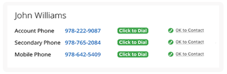 click to dial