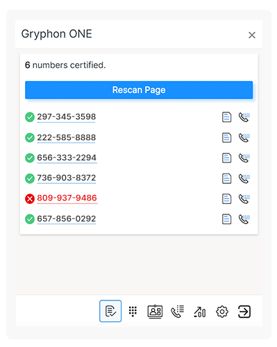 gryphon one chrome extension
