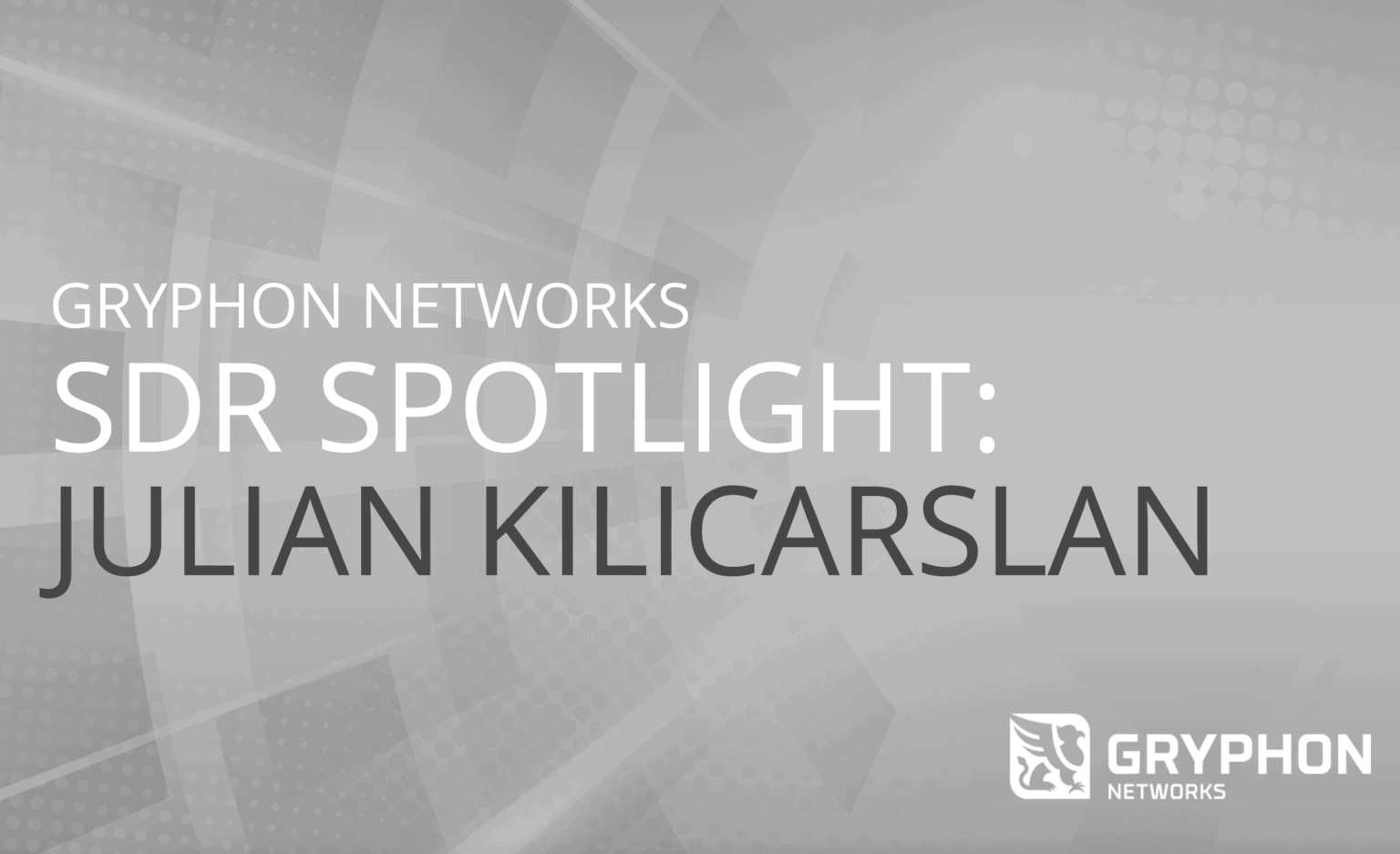 SDR Spotlight: Julian Kilicarslan