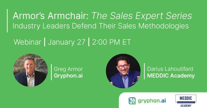 Armor's Armchair Sales Methodology Series - Episode 1