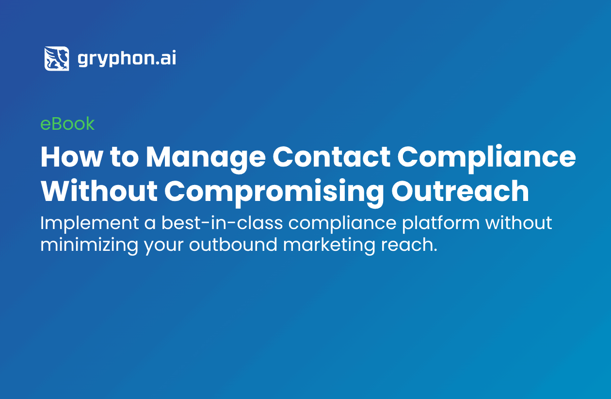 Manage Contact Compliance Manage Contact Compliance